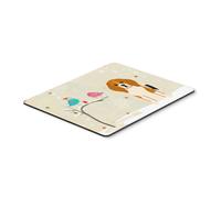 ""Almohadilla para rat n Beagle Tricolor de Regalos de Navidad de Caroline's Treasures, Multicolor, 7.75 x 9.25 (BB2512MP)""