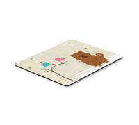 ""Almohadilla para rat n Chow Chow Roja Multicolor de Regalos de Navidad de Caroline's Treasures, 7.75 x 9.25 (BB2614MP)""