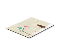 ""Almohadilla para rat n multicolor con cresta china color crema, regalos navide os de Caroline's Treasures, 7,75 x 9,25 (BB2585MP)""