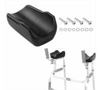 Almohadilla para reposabrazos de andador, almohadilla de soporte para brazo rodante para andador, almohadilla universal de repuesto para reposabrazos estándar, rodadores y verticales (1 unidad)