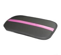 Almohadilla para reposabrazos de consola central de coche, piel de microfibra suave, alfombrilla de cuero suave antideslizante, 31 x 20 cm, funda para reposabrazos (morado)