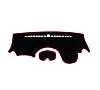 Almohadilla Para Salpicadero Para Chevy Para Trax Para Tracker 2013-2016 Cubierta Para Tablero Tapete Visera Parasol Interiores(Black(Red Edge) RHD)
