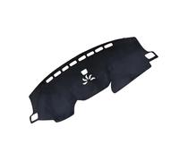 Almohadilla Para Salpicadero Para CRV RE RM RW Para CR-V 2012-2021 Evite La Luz Almohadilla Parasol Panel Instrumentos Alfombras Cubiertas Automóvil(Black(Black Edge) LHD)