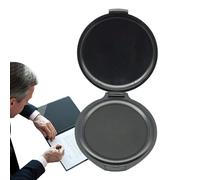 Almohadilla para sellos de huellas dactilares, almohadilla de tinta portátil | Sello de notario para identificación de tarjetas de seguridad, suministros de emergencia para notarios, escuelas