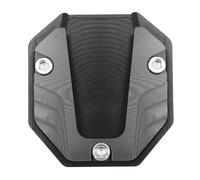 Almohadilla para soporte de motocicleta - Extensión de caballete lateral antideslizante | Reposapiés lateral para asiento de aleación de aluminio, base ampliada, base estable, placa de pie de