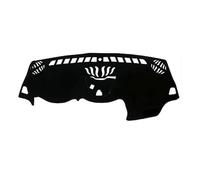 Almohadilla Para Tablero Para Jeep Para Cherokee KL 2014-2018 Tablero Cubierta Alfombrilla Antideslizante Almohadilla Protectora Accesorios Coche Alfombra Sombrilla LHD RHD(Left Hand Black)