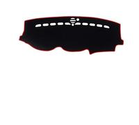 Almohadilla Para Tablero Para Jeep Para Grand Para Cherokee WK2 2011-2020 Cubierta Para Salpicadero Coche Alfombrilla Tablero Alfombra Parasol Capa Cojín(Left Hand Red Edge)