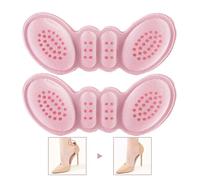 Almohadilla para talón para zapatos, almohadilla de talón, 2 unidades, almohadilla de talón para la parte trasera del zapato, protector de talón reutilizable para zapatos de mujer, cómoda plantilla