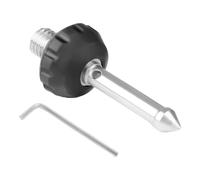 Almohadilla para trípode de acero inoxidable y pies antideslizantes, 1 pieza para soportes de rosca de 3/8 pulgadas, pata de trípode de doble propósito intercambiable