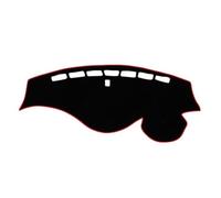 Almohadilla Parasol Alfombrilla Antideslizante para Odyssey 2009-2014 Parasol para Instrumentos Alfombra Protectora Estilo Coche Interiores Fundas Salpicadero(Black(Red Edge) LHD)