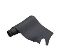 Almohadilla Parasol Alfombrilla Cuero para Tablero Instrumentos para Toyota ISIS Platana CVT M1 M15w 2004 2005-2014 Parasol Alfombra Anti-UV para Coche para Salpicadero(All Black RHD)