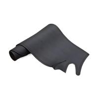 Almohadilla Parasol Alfombrilla Cuero PU para Salpicadero Aiways U5 U6 2018-2024 Parasol Alfombra AntiUV Accesorio para Coche para Salpicadero(Todo Negro,RHD)