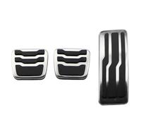Almohadilla Pedal Coche Para Everest Para Ranger 2016-2023 AT MT Piezas Accesorios Pedales Acero Inoxidable Para Coche Acelerador Freno, Cubierta Apoyo(3Pcs MT)