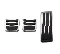 Almohadilla Pedal Coche Para Ranger Para Everest (2015-2022) Cubierta De Pedal De Acelerador, Combustible, Gas Y Freno De Acero Inoxidable(MT)