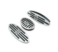 Almohadilla Pedal Cubierta Pedal Reposapiés Para MINI Para Cooper Para Countryman F60 R60 Para Clubman F54 R55 Para One R50 R53 R61 F55 F56 AT Pedal Freno(3piece Grey Jack)