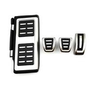 Almohadilla Pedal Pedales Para A3 Sportback 8Y (2020-2023): Acelerador Freno Antideslizantes Sin Perforaciones Reposapiés Acero Inoxidable. Pedal Freno(4piece)
