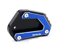 Almohadilla Placa del Soporte Ampliación Caballete Lateral La Motocicleta para S&UZUKI para V&Strom 650 /XT DL650 2004-2017 2018 2019 2020 2021 2022 Placa De Soporte Motocicleta(C)