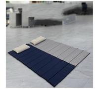 Almohadilla plegable for cuna de camping, cómoda y portátil, colchoneta for dormir al aire libre, ligera e impermeable con saco transporte for senderismo, mochilero(50mm thick/blue 185x65cm)