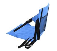 Almohadilla plegable impermeable portátil al aire con algodón de perlas de alta resiliencia para el estadio de camping en la playa - negro, rojo 1pc (azul)