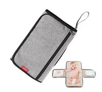 Almohadilla portátil de pañales, alfombra de cambio de pañales portátiles - Bolsa plegable organizadora de pañales para niños pequeños - Almohadillas de cambio desmontables para parques, centros comer
