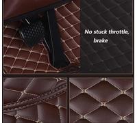 Almohadilla Protección para Hyundai para Genesis Coupe 2009-2016 Alfombrillas Cobertura Completa para El Suelo del Coche Interiores Alfombra Alfombrillas Coche(Café)