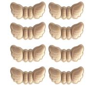 Almohadilla Protector Talon Insertos de cojines para el talón para zapatos sueltos, mayor comodidad y ajuste del zapato, protector del talón para evitar ampollas en el talón (Color : Beige, Size : 8