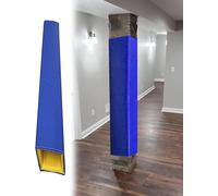 Almohadilla Protectora Colchón para Poste De Baloncesto Protector del cojín del Poste Cuadrado, Escuela de Gimnasio de fútbol al Aire Libre(Blue,5"x5" (13x13cm))