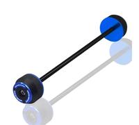 Almohadilla Protectora contra Impactos para El Eje De La Horquilla De La Rueda Trasera De Motocicleta para TMAX530 DX SX TMAX560 TMAX 530 560. Deslizadores De Marco(Azul,Trasero 530)