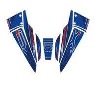 Almohadilla Protectora De Carenado para Suzuki GSX-S1000GX GSX S1000GX 2024 2025 (Kit De Pegatinas Protectoras De Pintura En Gel) Pegatina Protector Depósito(Azul)