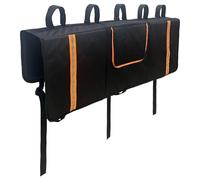 Almohadilla protectora estable para bicicleta, tiras reflectantes, accesorios para portón trasero, para bicicletas de montaña, bicicletas BMX, protección duradera para un transporte seguro (135 x 83