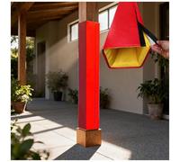 Almohadilla protectora para bastón de baloncesto para parque infantil al aire libre, se adapta a postes de 2 a 12 pulgadas, envoltura de columna de porche, protección duradera para pilares