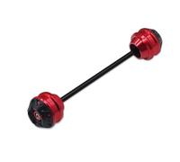 Almohadilla Protectora Tapa Deslizante Horquilla Eje Delantero Y Trasero Motocicleta Para MT09 MT07 Para Tracer FZ09 FJ09 XSR900 XSR700 2014-2025 Deslizadores marco(trasero rojo)