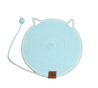 Almohadilla rascadora de doble cara para gatos, bonita almohadilla redonda para gatos de varios tamaños, alfombrilla multifuncional