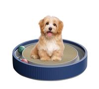 Almohadilla rascadora para gatos, juguete interactivo para gatitos con pista de bolas, cama de salón para rascar gatos, tabla de reciclaje duradera para protección de muebles, cuenco rascador