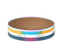 Almohadilla redonda para rascar de gatito, forma redonda para cuenco grande y relajante, cama de descanso popular en línea, evita daños en los muebles, casa de cartón