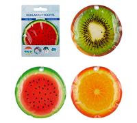 Almohadilla refrescante Cepewa 16 cm x 1 cm con motivo frutal melón kiwi naranja