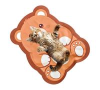 Almohadilla Refrescante para Mascotas - Colchoneta de Hielo Rellenable con Agua,Superficie Antiarãñazos con Diseño de Oso Animado 30x38x2 cm,para Perros y Gatos Pequeños Medianos Grandes, Jaulas, Suel