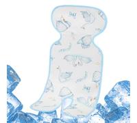 Almohadilla Refrescante para Silla de Coche de Bebé,Cojín Refrescante para Asiento de Bebés - Inserción Transpirable con Efecto Frío para Paseos en Parque Viajes Verano Guardería Interiores Exteriores