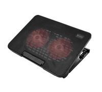 Savio Base de refrigeración para portátil COS-02 almohadilla fría 43,9 cm (17,3") Negro