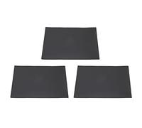 Almohadilla resistente al calor de 3 piezas, tapete de reparación de mantenimiento negro, tapete de trabajo de soldadura de chip electrónico para soldadura, electrónica,