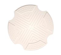 Almohadilla resistente al calor de silicona: almohadilla de aire, protección reutilizable, 26.2x26.2x0.35 cm previene quemaduras de superficie, diseño antideslizante | Use debajo de máquinas de café,