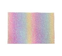 Almohadilla reutilizable resistente al calor, alfombrilla de planchado con cuentas fusibles, hoja termoadhesiva con purpurina arcoíris, para adultos, principiantes, hogar, oficina, transferencia, aula