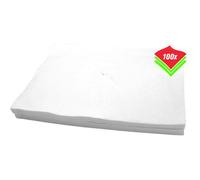 Almohadilla sanitaria desechable para abertura facial de la camilla, X, tela, 100 uds.