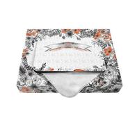 Almohadilla sanitaria desechable para abertura facial de la camilla, Y, papel, cubierta naranja, 100 unid.