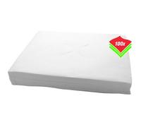 Almohadilla sanitaria desechable para la abertura facial de la camilla, X, papel, 100 unid.