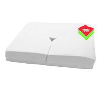 Almohadilla sanitaria desechable para la abertura facial de la camilla, Y, papel, 100 unid.