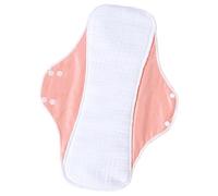 Almohadilla sanitaria grande reutilizable de algodón a prueba de fugas para uso nocturno, para mujer, lavable, servilleta menstrual, forro interior