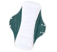 Almohadilla sanitaria grande reutilizable de algodón a prueba de fugas para uso nocturno, para mujer, lavable, servilleta menstrual, forro interior