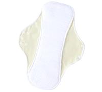 Almohadilla sanitaria lavable de algodón de alta absorción con botón para mujer, forro interior, reutilizable, a prueba de fugas, almohadilla menstrual