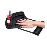 Almohadilla soporte silicona pulidora Almohadilla antideslizante de | Sujetadores de Dedos para Pulido de Uñas para mujeres principiantes pintura uñas salón navideñas